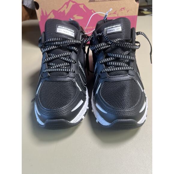 Skechers Outdoor Memory Foam Hillcrest Women’s 10 Black/White Style 179097S - Picture 3 of 12